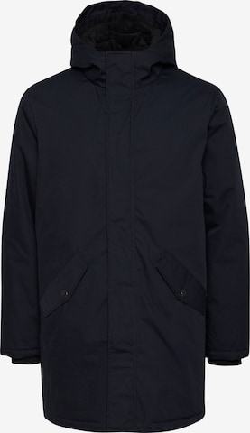 !Solid Winter Jacket 'Caine' in Blue: front