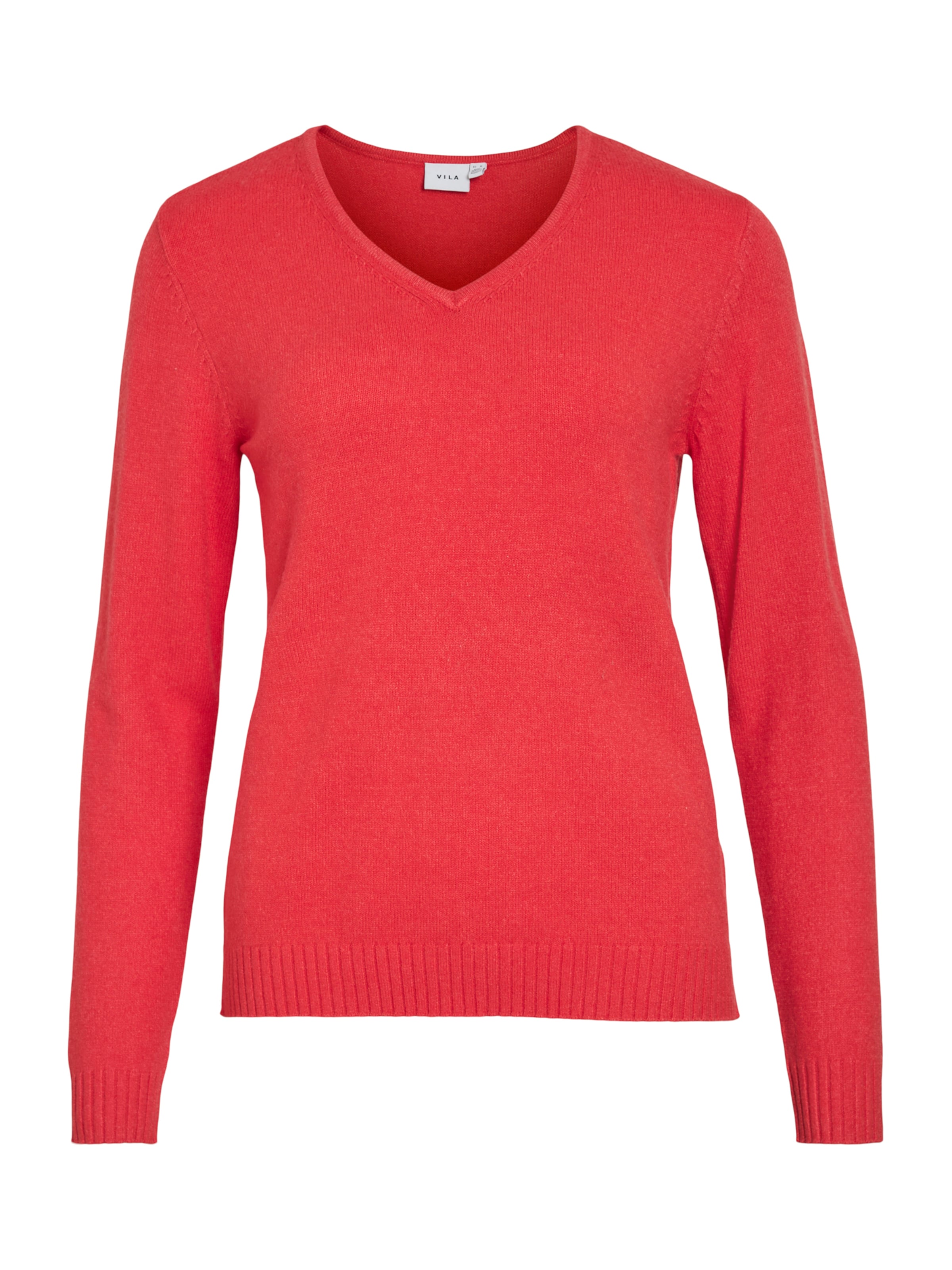 VILA Πουλόβερ 'VIRil' σε κόκκινο: μπροστά