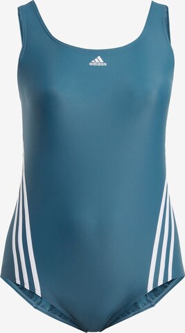 Bustier Maillot de bain sport ADIDAS SPORTSWEAR en bleu : devant