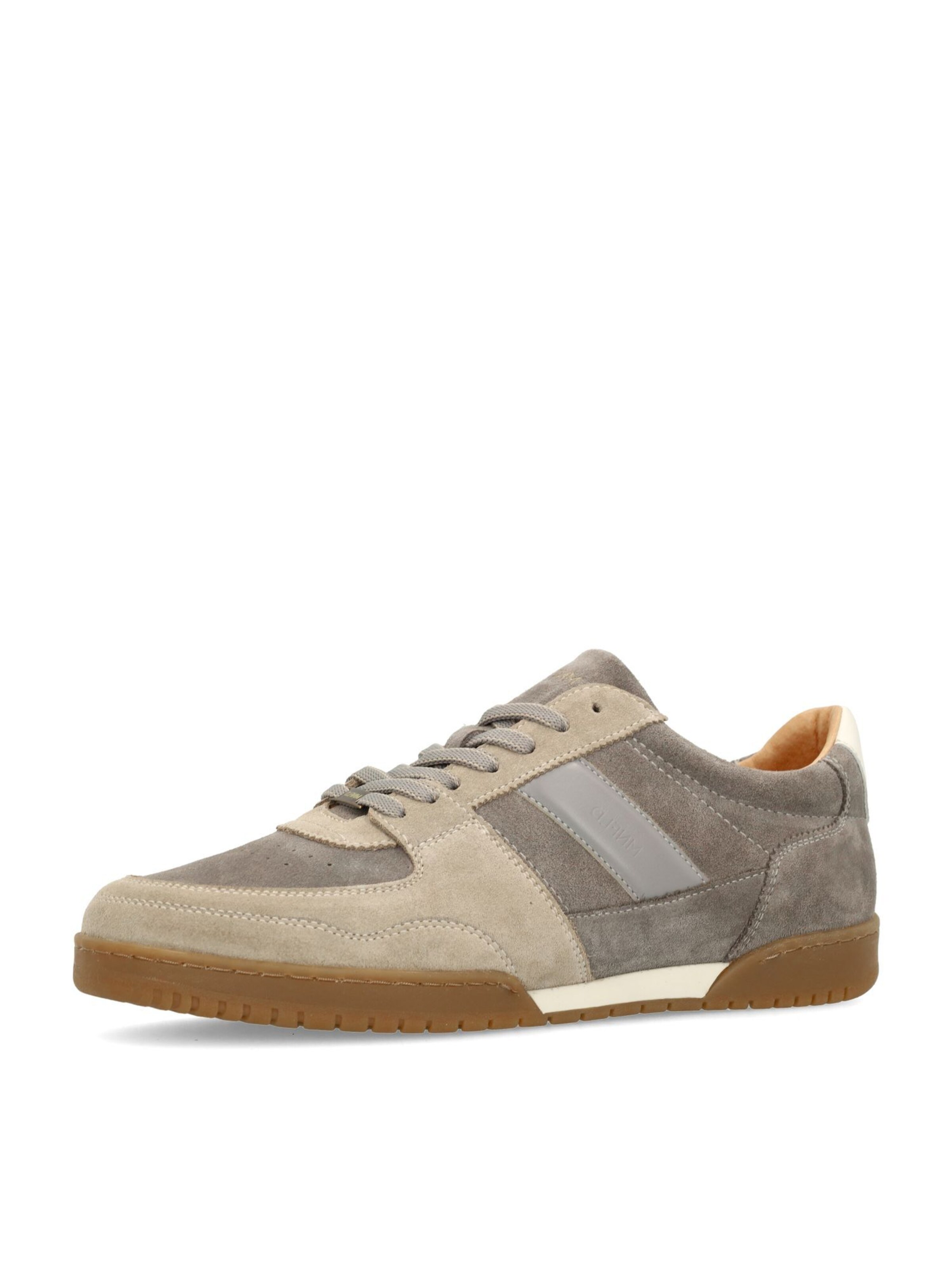 Baskets basses MANFIELD en beige : devant