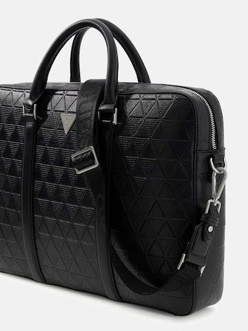 GUESS Aktentasche 'Torino' in Schwarz