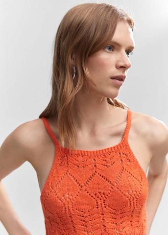 MANGO Kleid in Orange