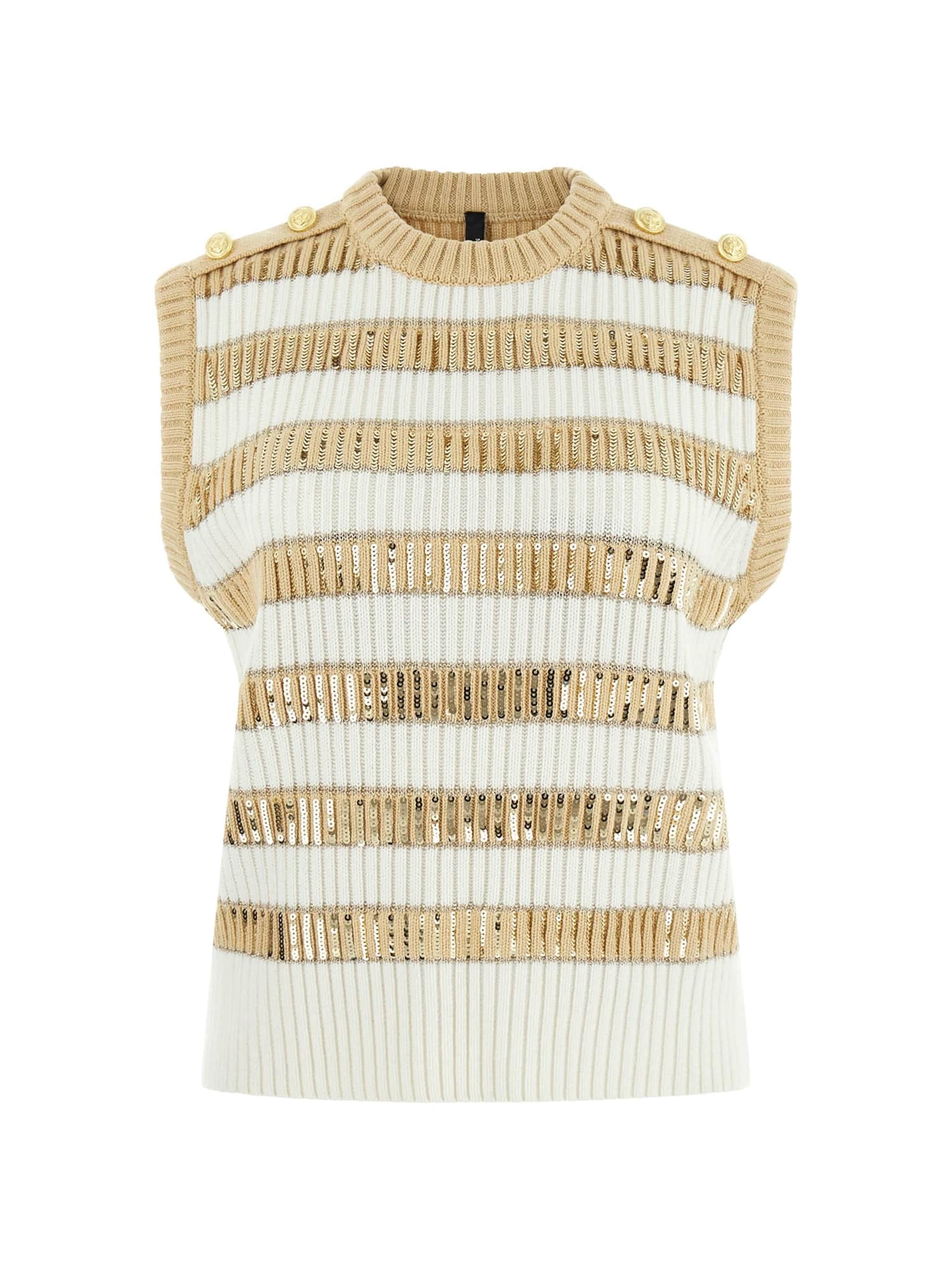 MARCIANO LOS ANGELES Sweater in Gold / White, Item view