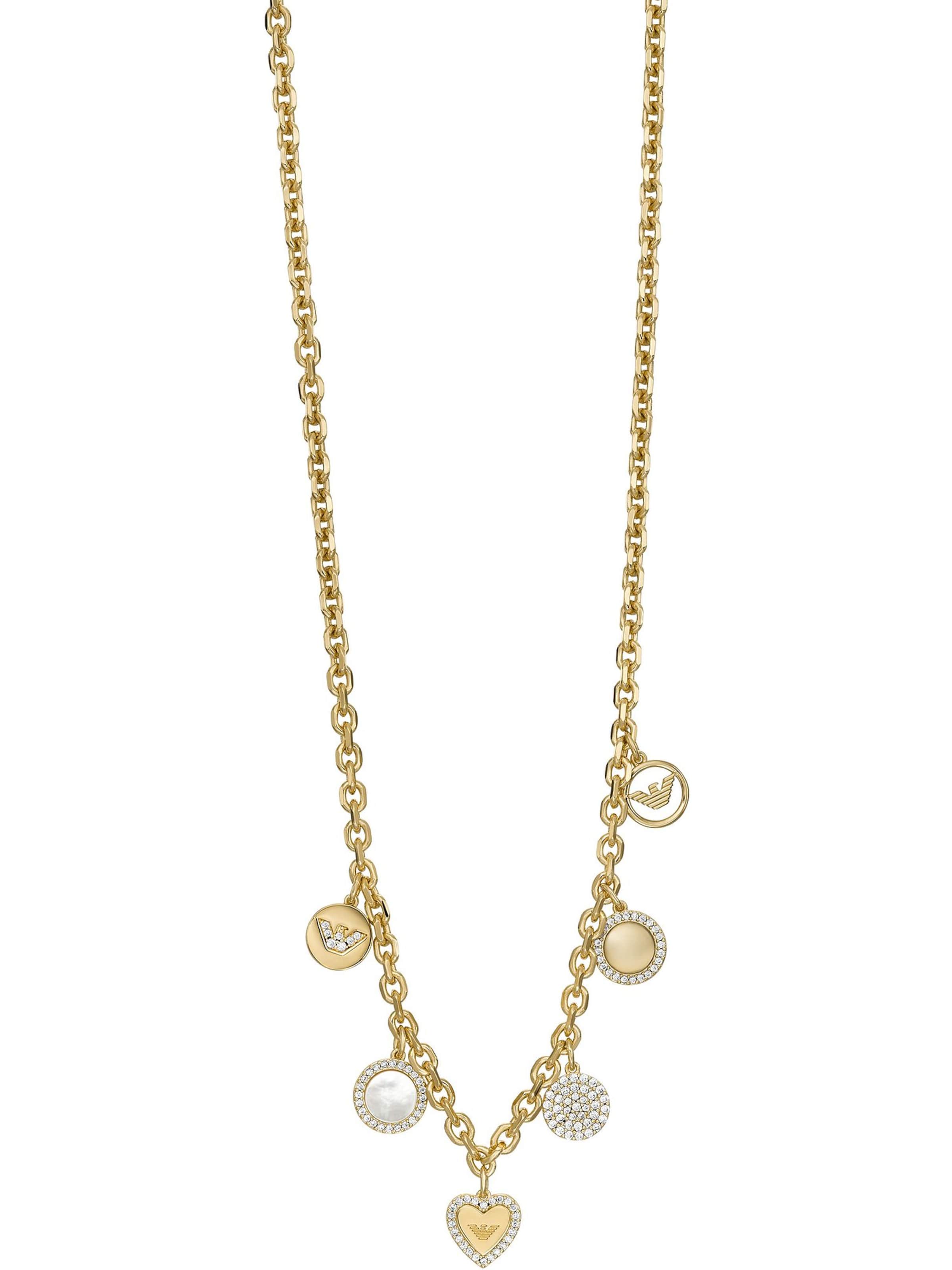 Chaîne Emporio Armani en or : devant