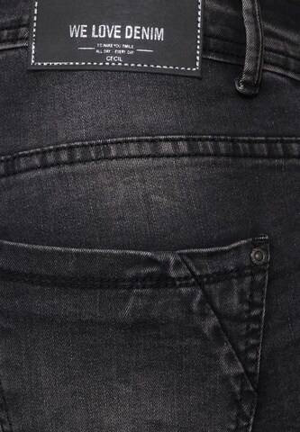 CECIL Slim fit Jeans 'Scarlett' in Black
