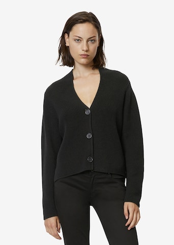 Marc O'Polo Knit Cardigan in Black: front