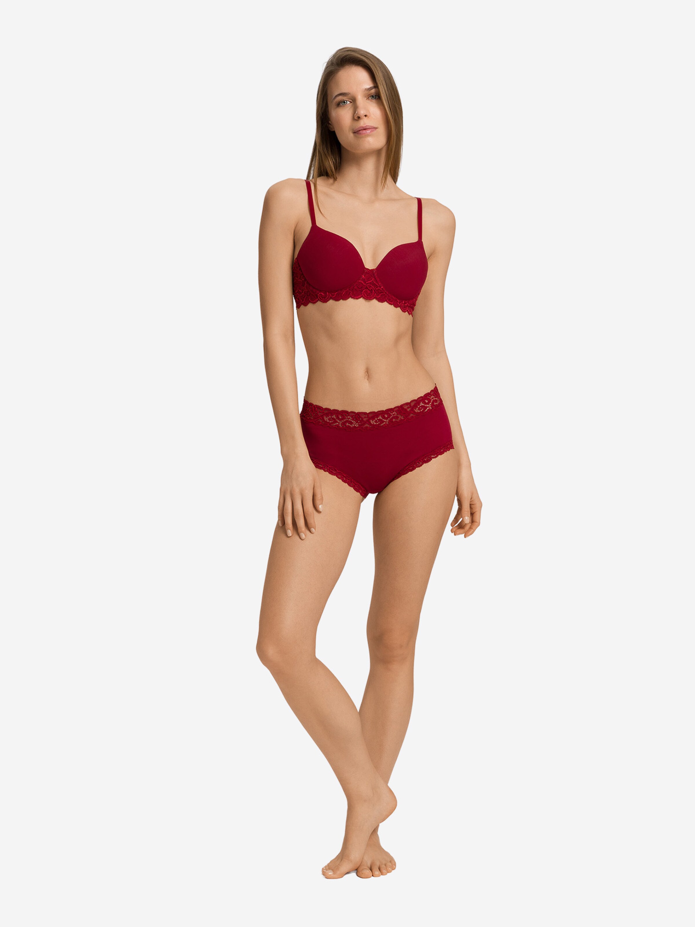 Slip ' Moments ' Hanro en rouge