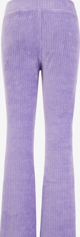 WE Fashion Flared Leggings in Purple