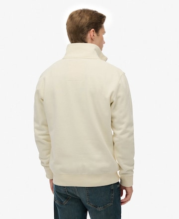 Sweat-shirt 'Essential' Superdry en blanc