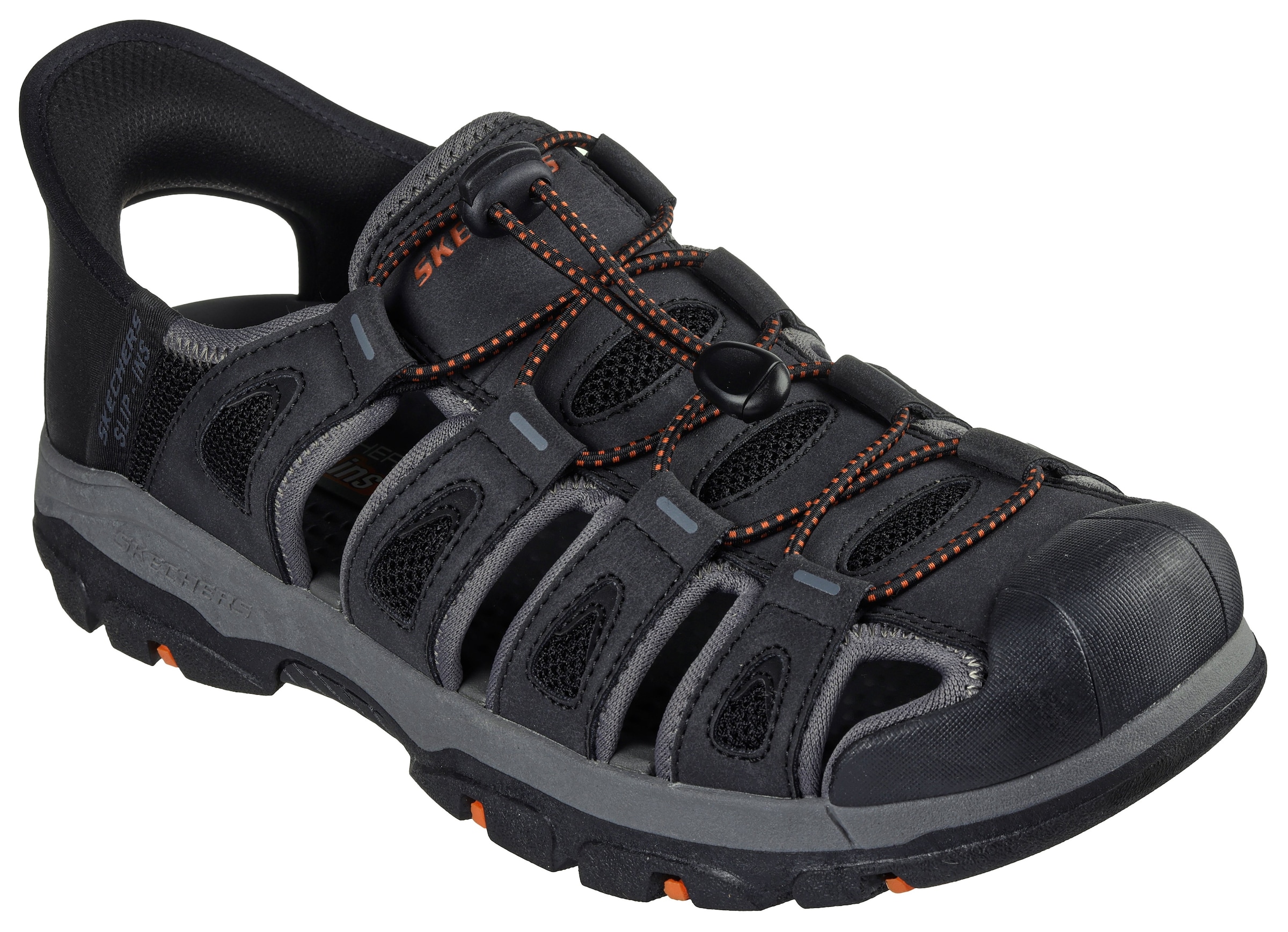 SKECHERS Trekkingsandale in Schwarz