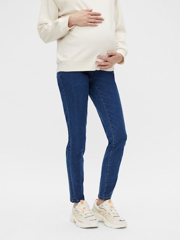 MAMALICIOUS Slimfit Jeans 'Flori' in Blau: predná strana