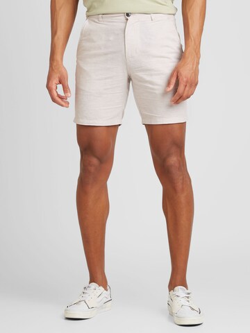 JACK & JONES Szabványos Chino nadrág 'ACE SUMMER' - bézs: elől