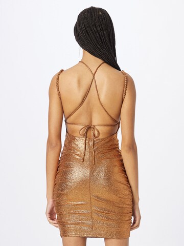 Robe de cocktail GUESS en bronze