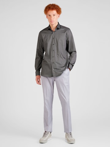 juoda OLYMP Standartinis modelis Marškiniai 'Level 5'