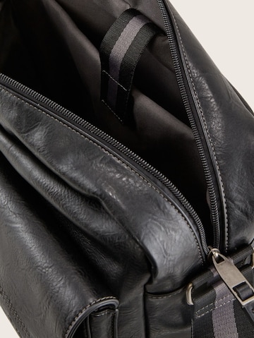 TOM TAILOR Messenger 'KANSAS' in Black