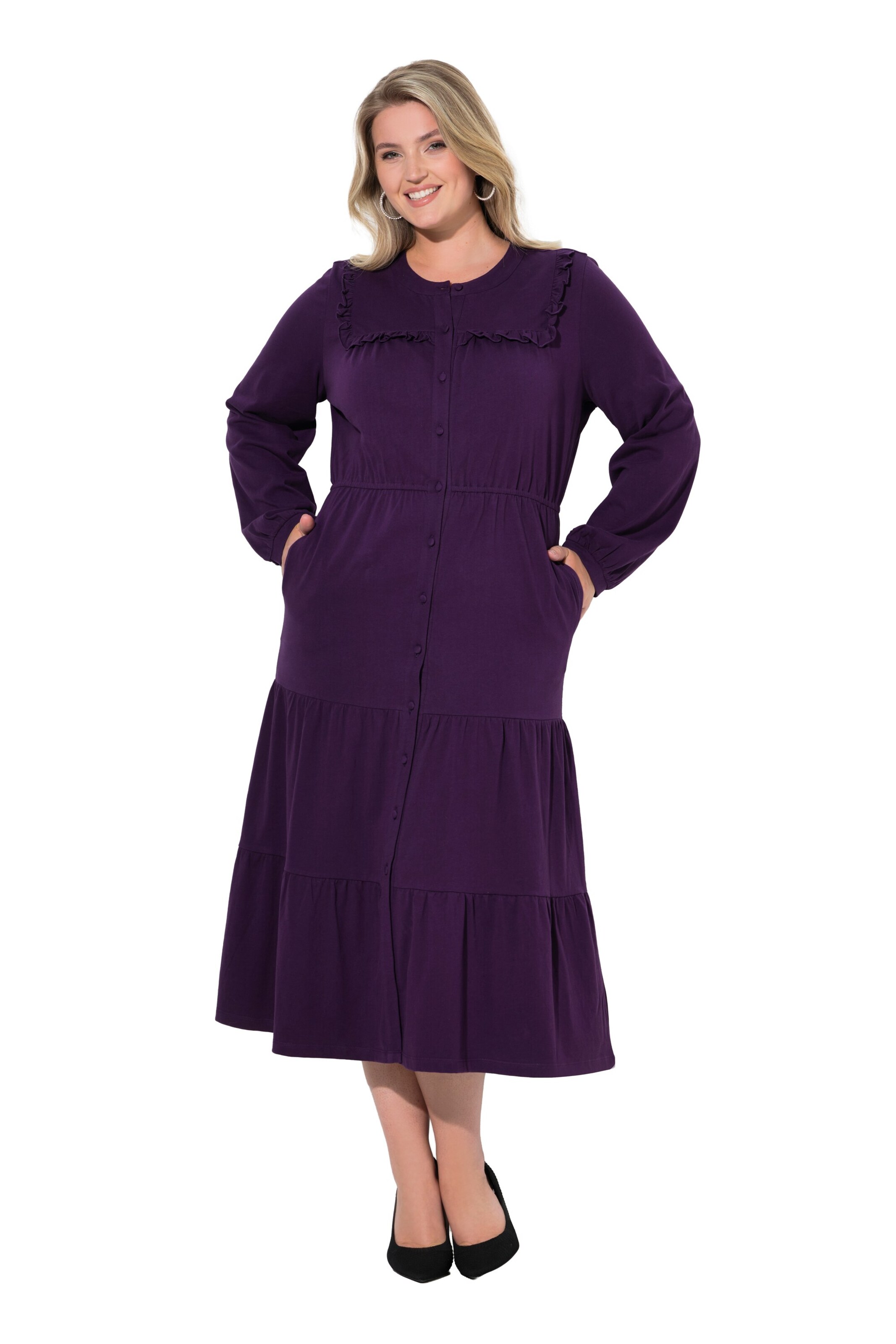 Ulla Popken Kleid in Rot: Vorderseite