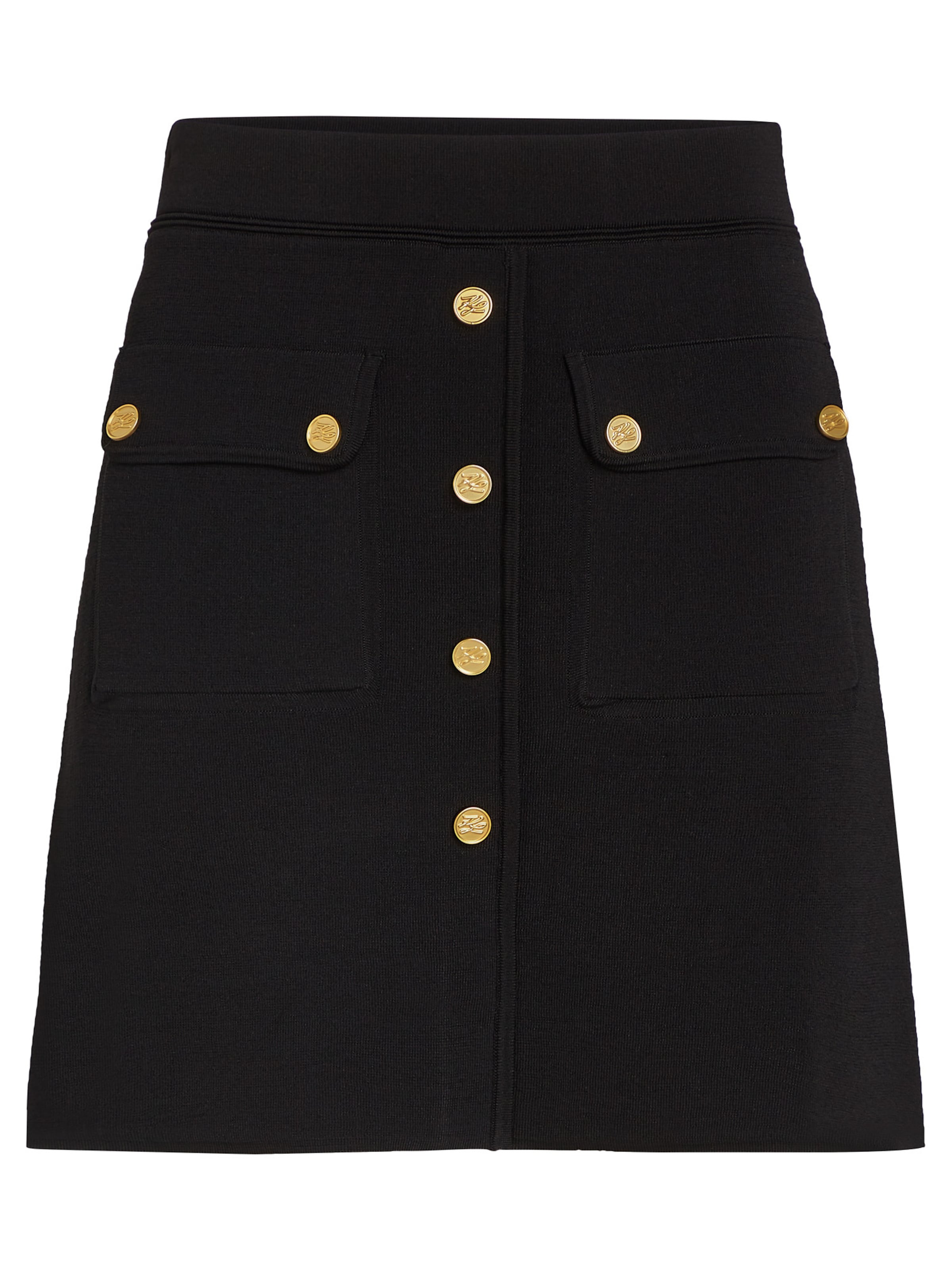 Karl Lagerfeld Юбка в Черный: спереди