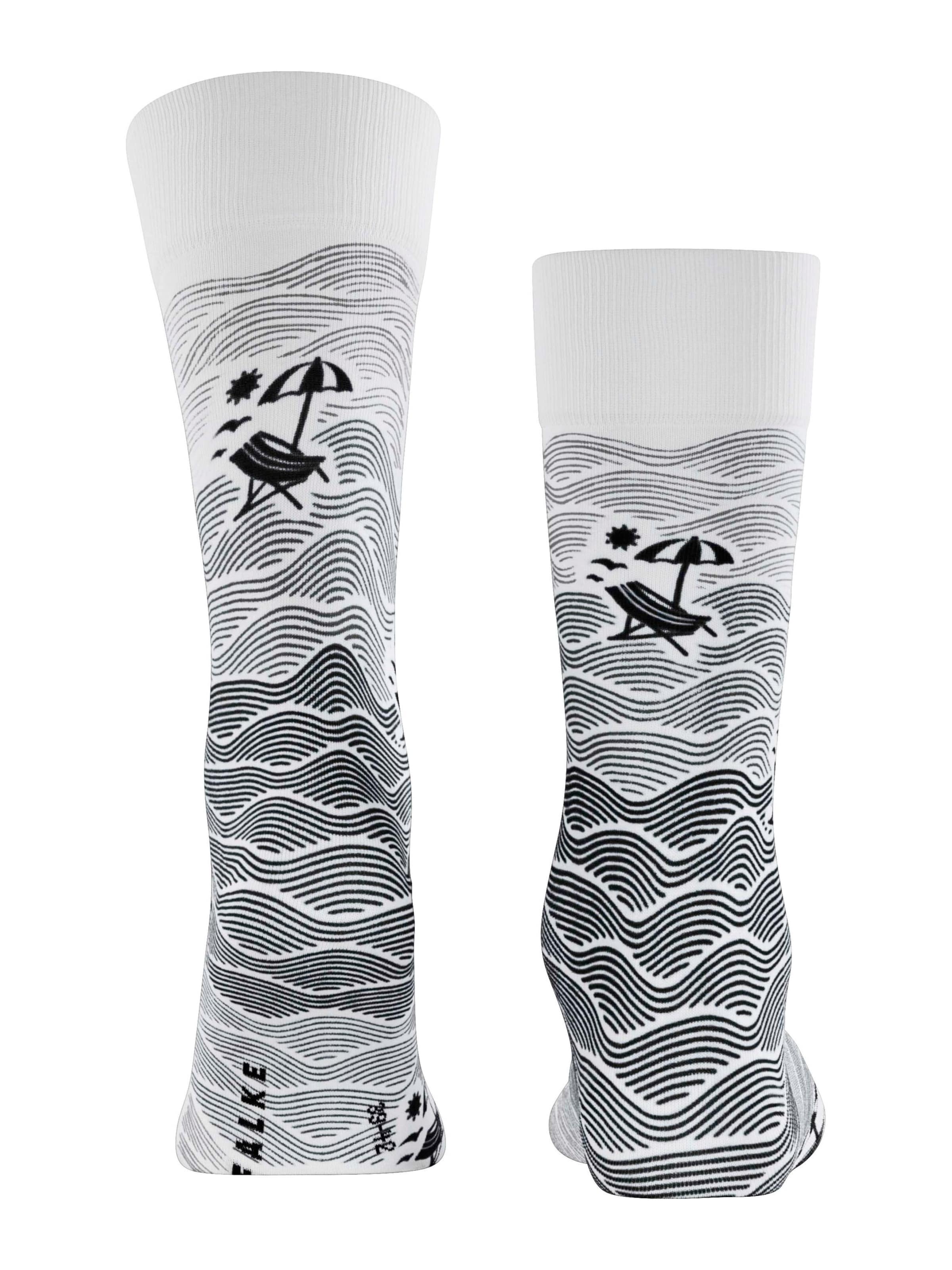 FALKE Socks 'Plage' in Black