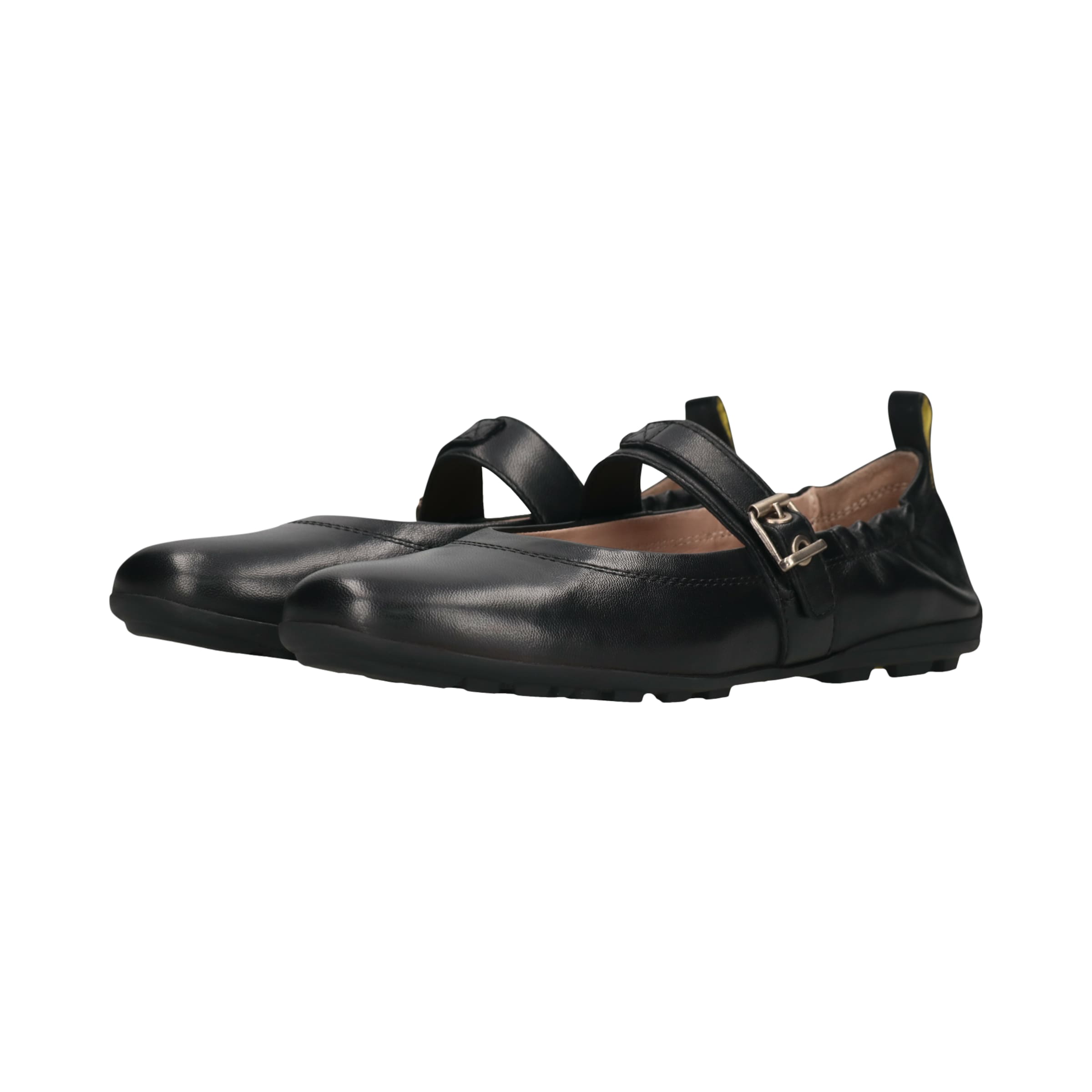 SALAMANDER Ballet Flats with Strap in Black