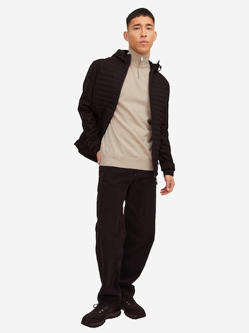 JACK & JONES Sweater 'Emil Knit' in Beige