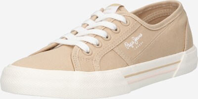 Pepe Jeans Zapatillas deportivas bajas 'Brady' en beige claro / blanco, Vista del producto