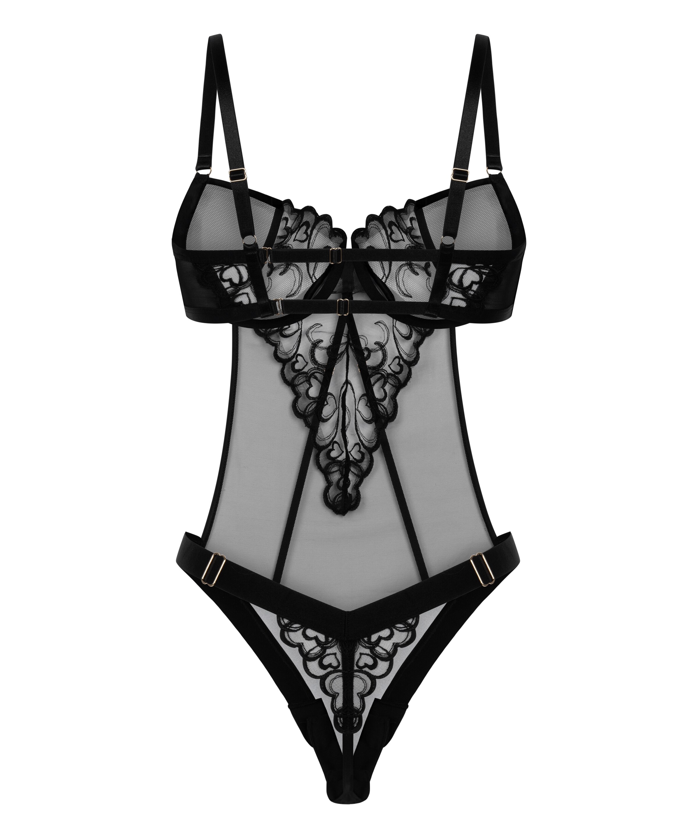 Hunkemöller Bodysuit 'Scarlett' in Black