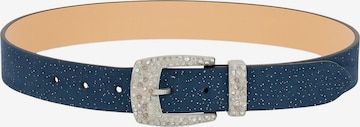 COLLEZIONE ALESSANDRO Belt 'Sparkle' in Blue: front