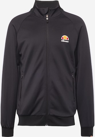 ELLESSE Training Jacket 'Flopia' in Black: front