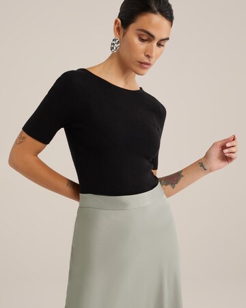 T-shirt WE Studio en noir : devant