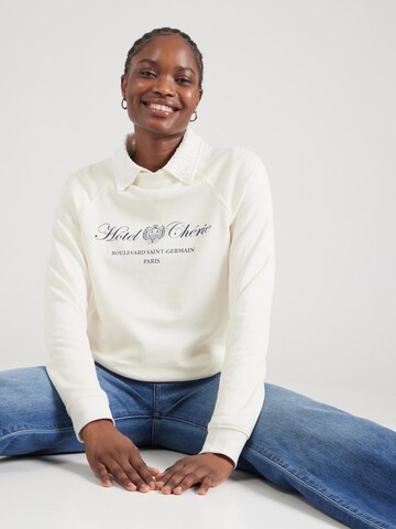 Lindex Sweatshirt 'Smilla' in Weiß: Vorderseite