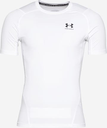 UNDER ARMOUR Performance Shirt in White: front