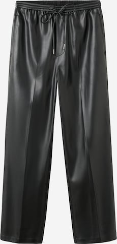 MANGO Regular Suorat housut 'APPLE' värissä musta: etupuoli