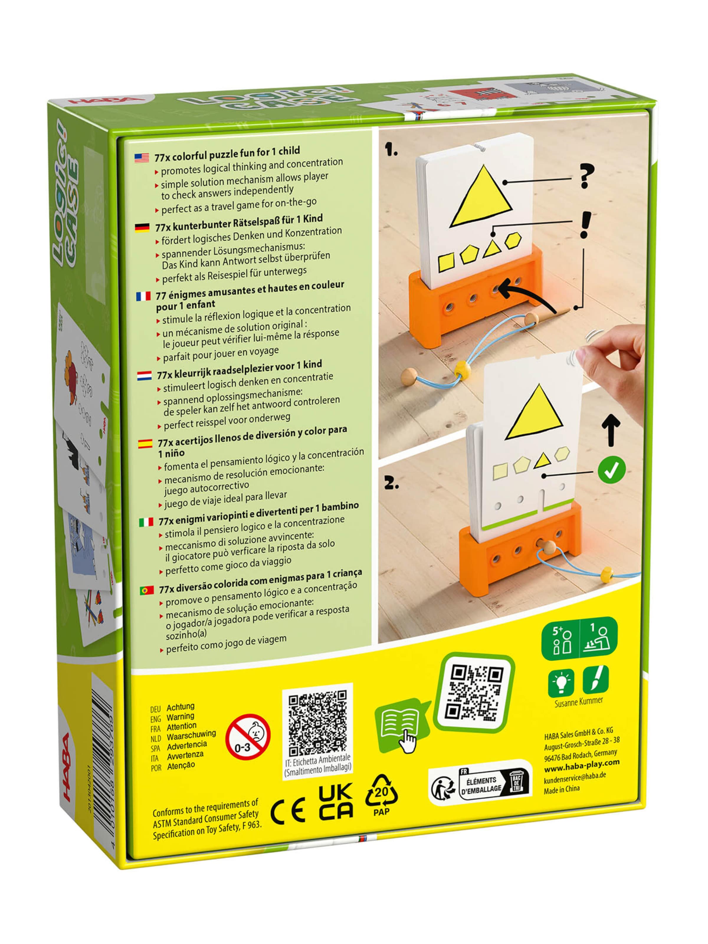 HABA Spel ' Logic CASE 5+ ' in Gemengde kleuren