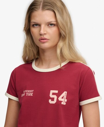 T-shirt Superdry & Co en rouge