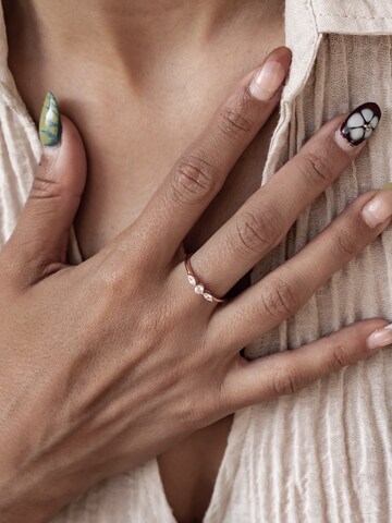 Hey Happiness Ring 'Slim Nexus' in Gold