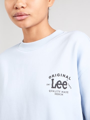 Lee Sweatshirt i blå