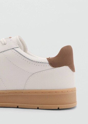MANGO MAN Sneaker 'Metrolea' in Weiß
