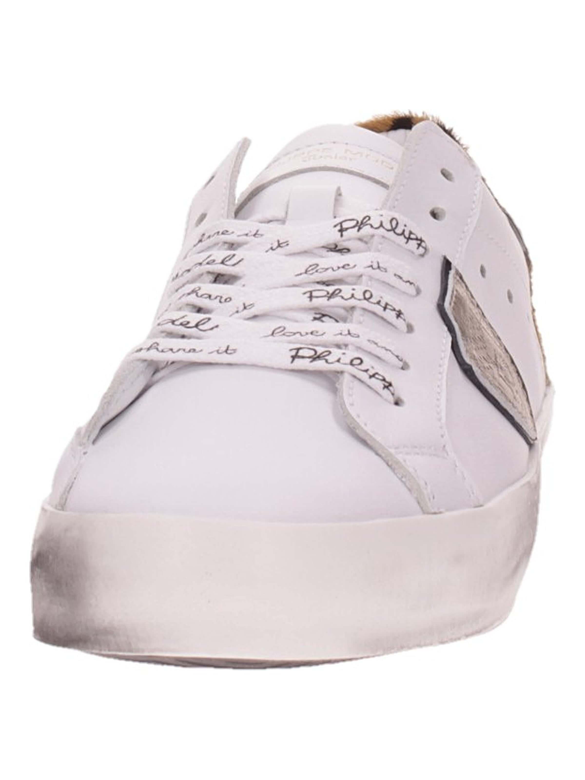 Sneaker bassa di Philippe Model in bianco