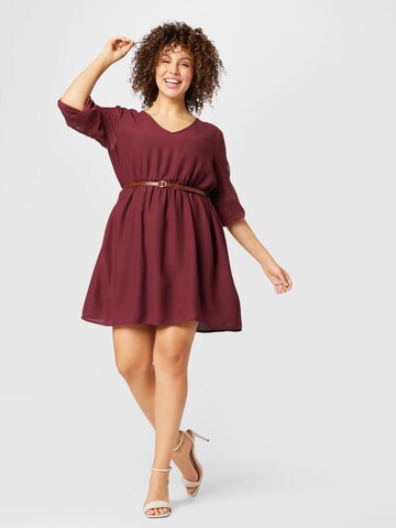 Robe 'Aurea' ABOUT YOU Curvy en rouge