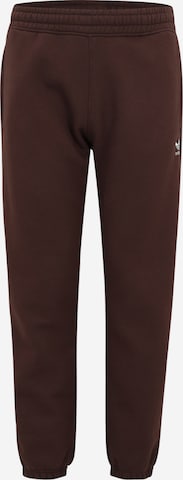 Pantalon 'Trefoil Essentials' ADIDAS ORIGINALS en marron : devant