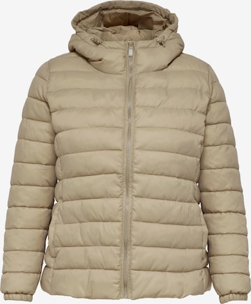 ONLY Carmakoma Between-Season Jacket 'Tahoe' in Brown: front