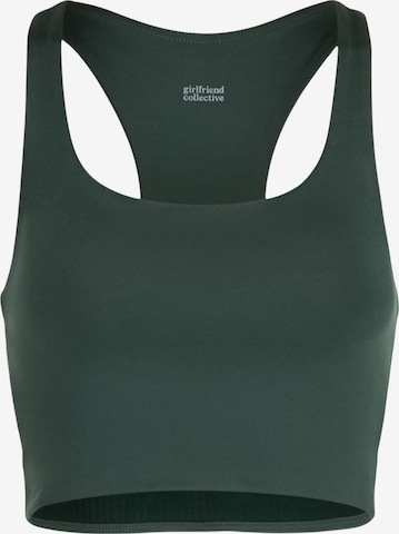 Girlfriend Collective Top ' Paloma ' in Grün: Vorderseite