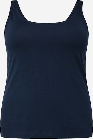 Esprit Curves Top in Blue: front