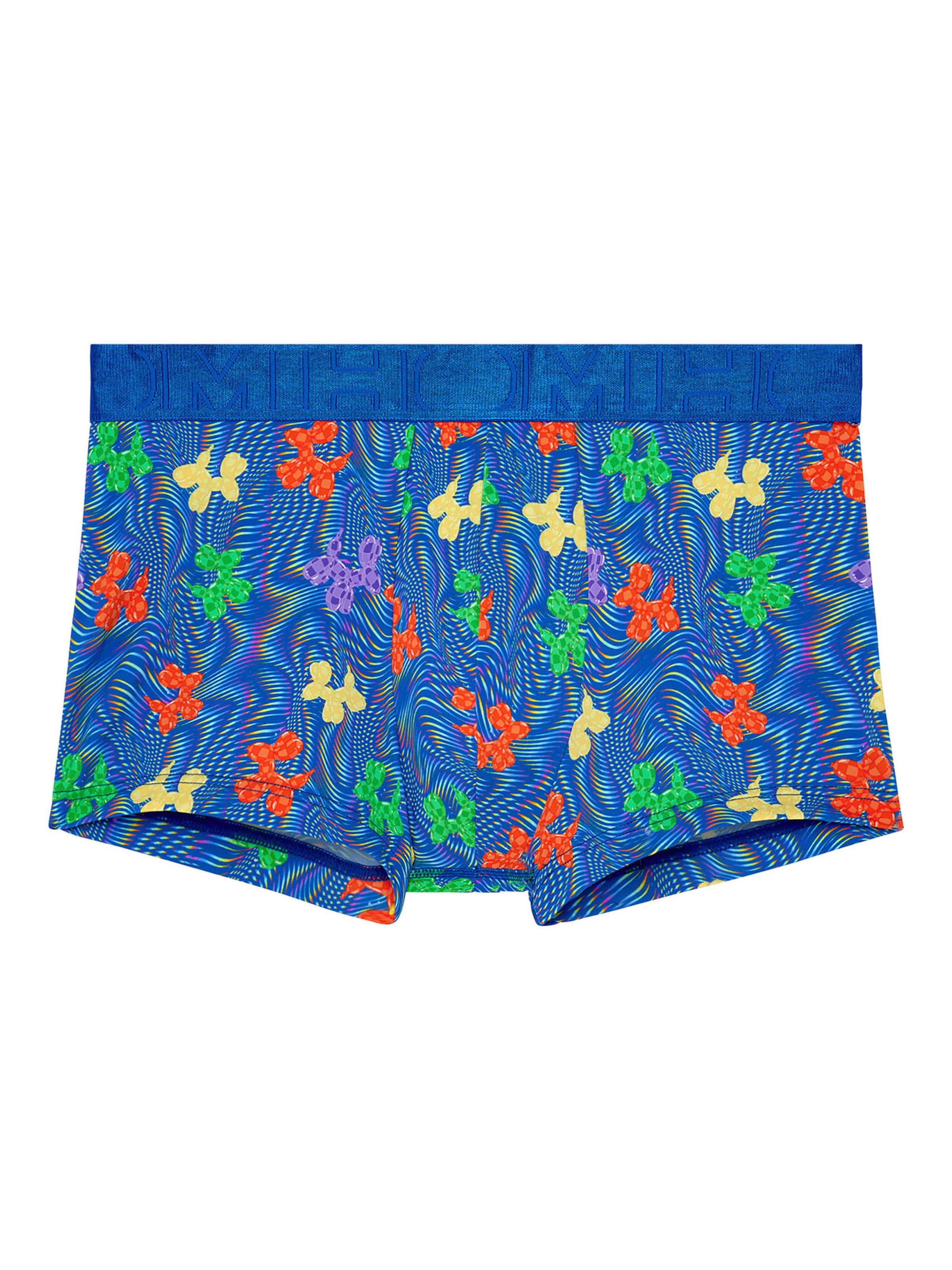 HOM Boxershorts ' Funky Styles ' in Blauw: voorkant