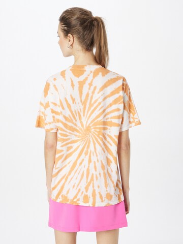Nasty Gal T-shirt 'Tie Dye' i orange