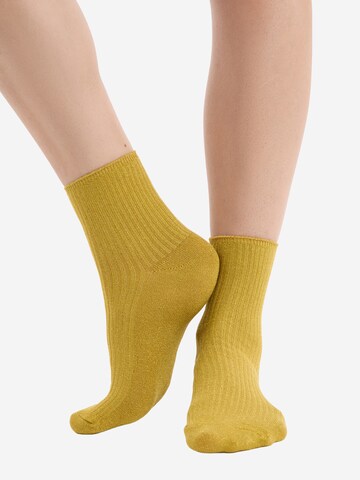 Calzino 'Mindy' di ETAM in giallo: frontale