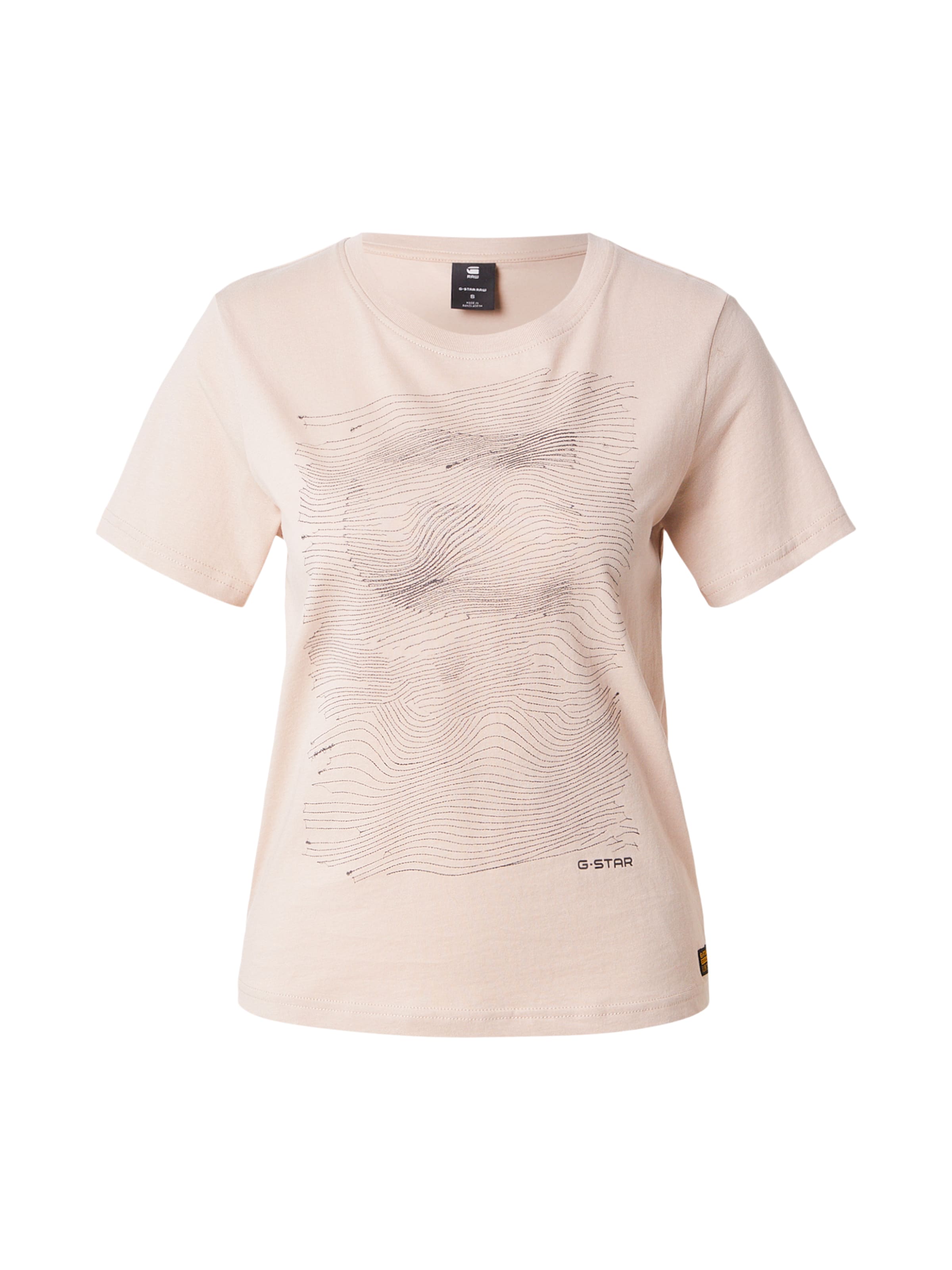 G-STAR Тениска в бежово: отпред