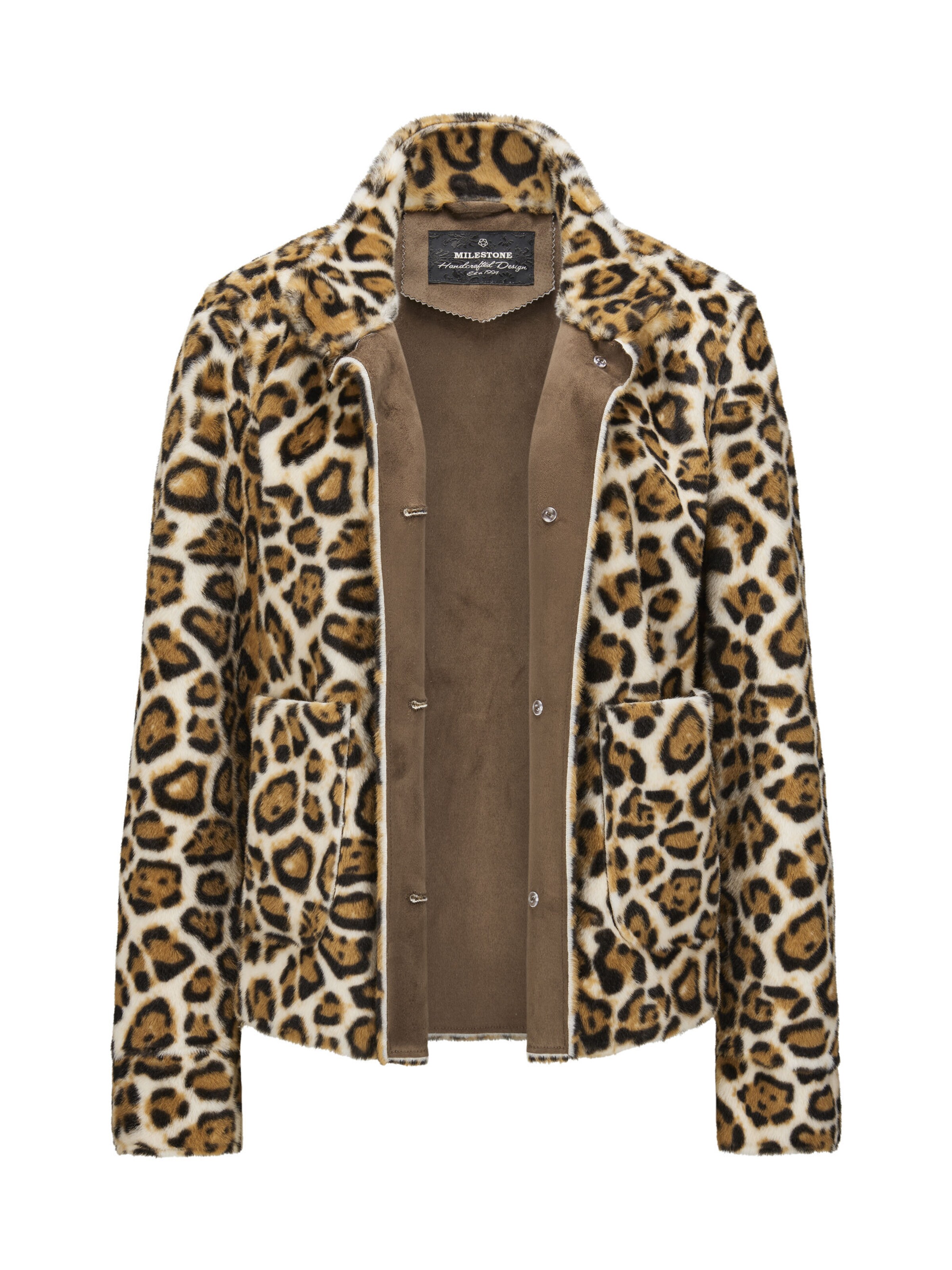 MILESTONE Winterjas 'MSHarmless leo' in Bruin
