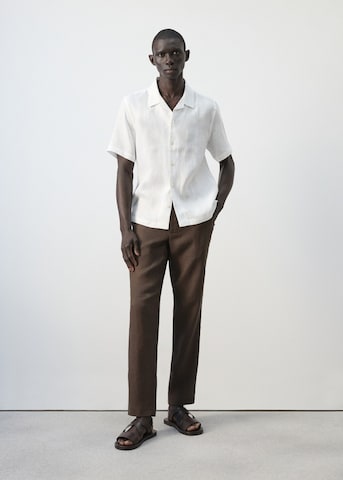 MANGO MAN Regular Fit Hemd 'Ants' in Weiß