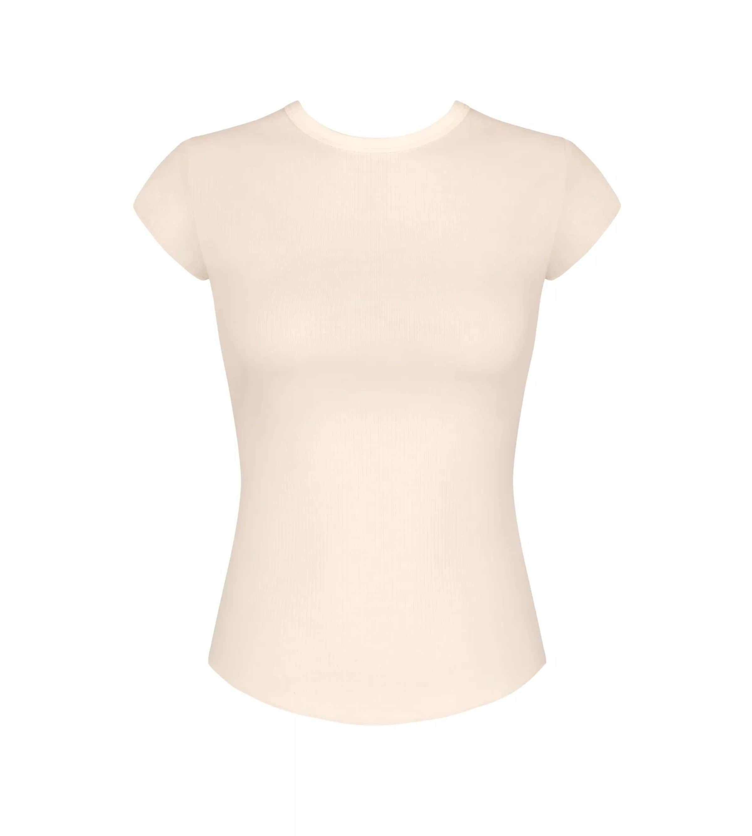 Tricou 'GO' de la SLOGGI pe bej: față